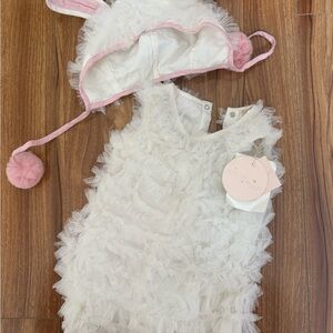 Tutu Du Monde Pink and White Baby Sheep costume